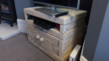 Load image into Gallery viewer, Reclaimed pallet wood hairpin Sideboard & TV cabinet: "Steve" & "Kate"