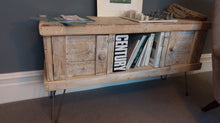 Load image into Gallery viewer, Reclaimed pallet wood hairpin Sideboard & TV cabinet: "Steve" & "Kate"