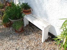 Load image into Gallery viewer, Rustic Bench - "Tarry awhile"