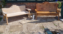 Load image into Gallery viewer, Outdoor Benches - "Nether Wallop" & "Over Wallop"