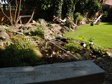 Load image into Gallery viewer, Rustic Bench - "Tarry awhile"