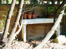 Load image into Gallery viewer, Rustic Bench - "Tarry awhile"